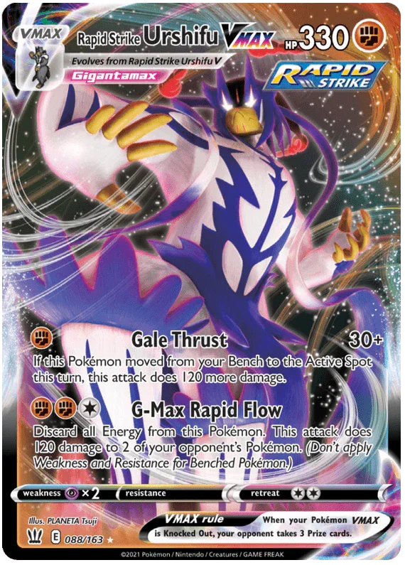 Rapid Strike Urshifu VMAX (088/163) [Sword & Shield: Battle Styles]