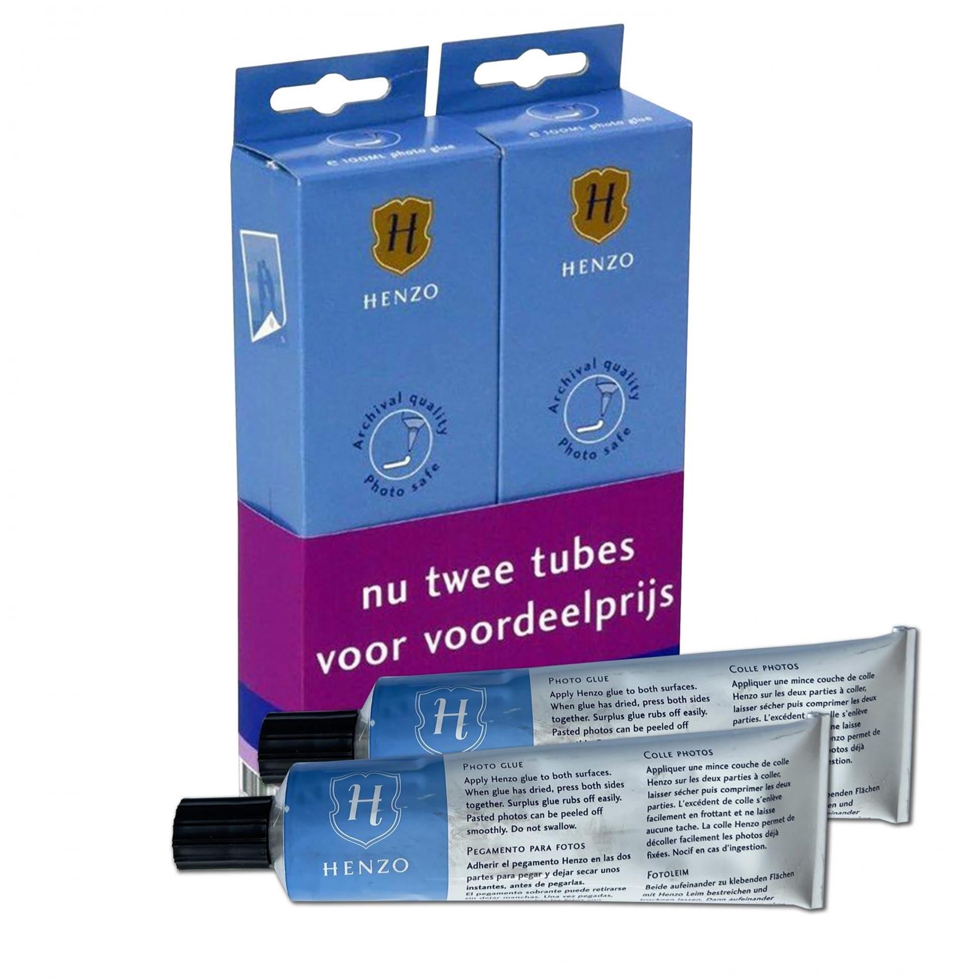 Henzo photo glue 2x100ml promo pack