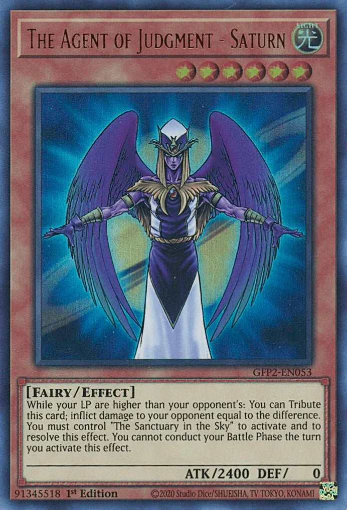 The Agent of Judgment - Saturn [GFP2-EN053] Ultra Rare