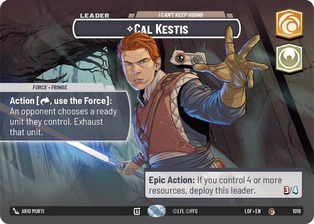 Cal Kestis (1019) - I Can't Keep Hiding (Showcase) (1019) [Legends of the Force]