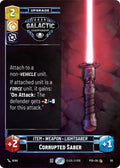 Corrupted Saber (110) (110) [Organized Play Promos]