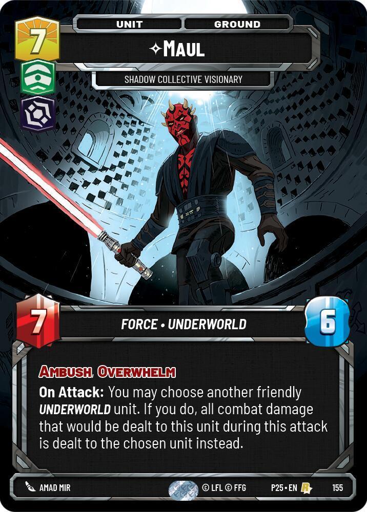 Maul - Shadow Collective Visionary (155) (155) [Sector and Regional Promos: Season 1]