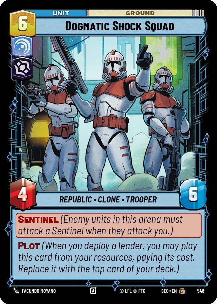 Dogmatic Shock Squad (546) (Foil) (546) [Secrets of Power]