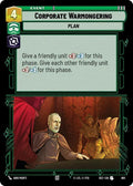Corporate Warmongering (601) (Foil) (601) [Secrets of Power]