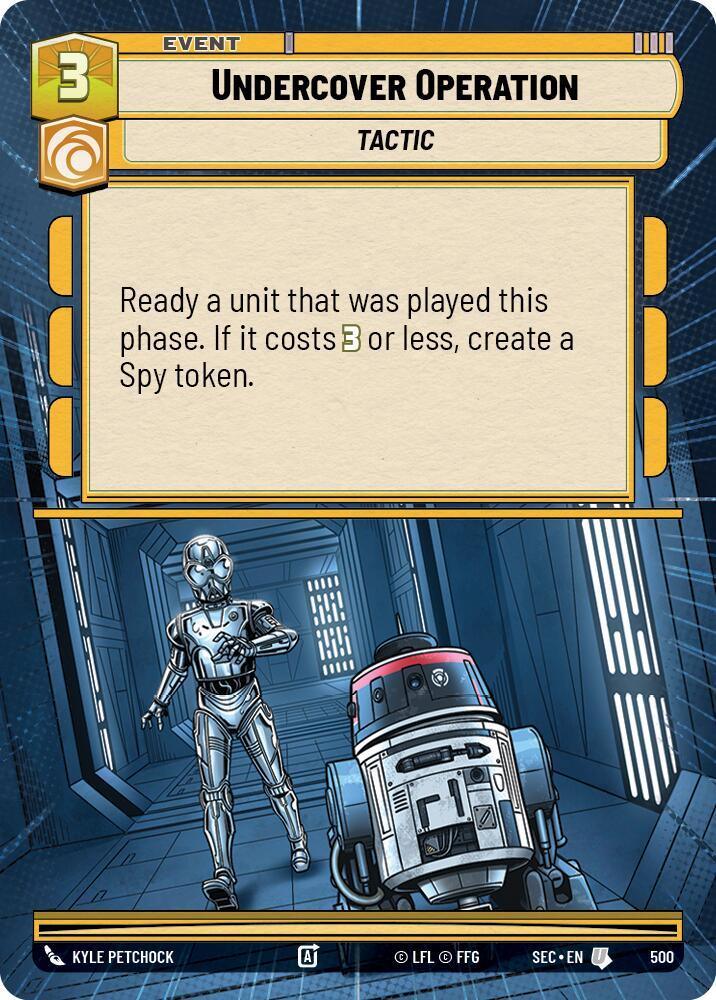Undercover Operation (500) (Hyperspace) (500) [Secrets of Power]