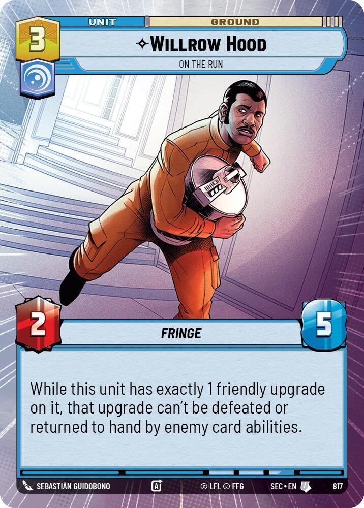 Willrow Hood - On the Run (Hyperspace Foil) (817) (817) [Secrets of Power]