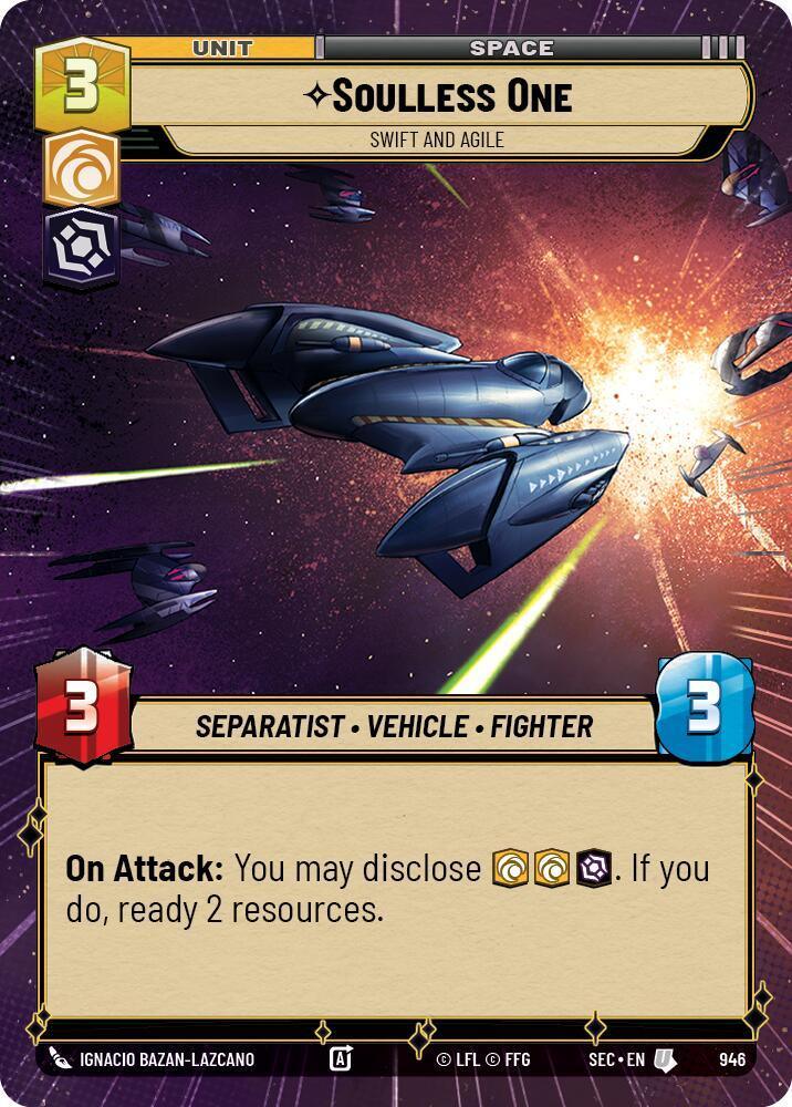 Soulless One - Swift and Agile (Hyperspace Foil) (946) (946) [Secrets of Power]
