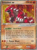 Groudon ex (93/100) [EX: Crystal Guardians]