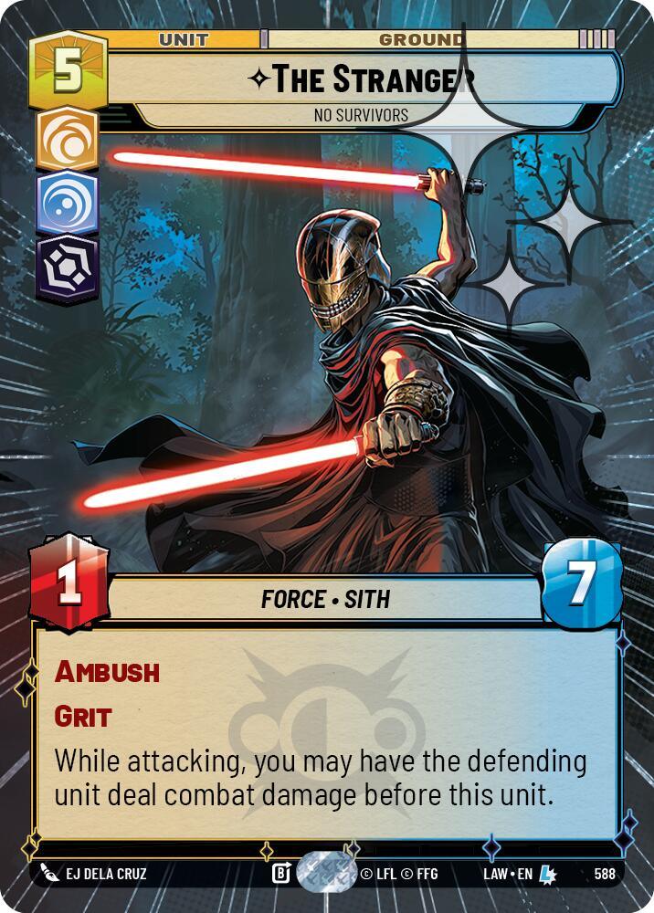 The Stranger - No Survivors (350) (Hyperspace Foil) (350) [A Lawless Time]
