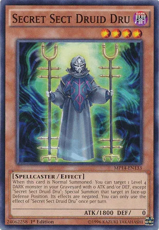 Secret Sect Druid Dru [MP14-EN133] Common