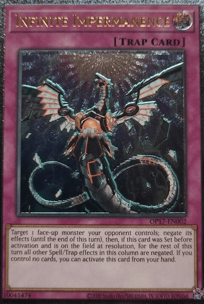 Infinite Impermanence [OP17-EN002] Ultimate Rare