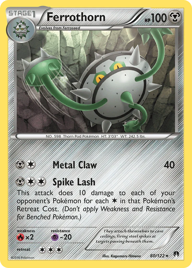 Ferrothorn (80/122) [XY: BREAKpoint]