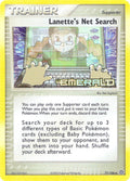 Lanette's Net Search (77/106) (Stamped) [EX: Emerald]