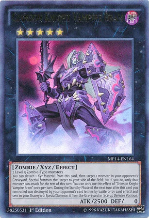 Crimson Knight Vampire Bram [MP14-EN164] Ultra Rare