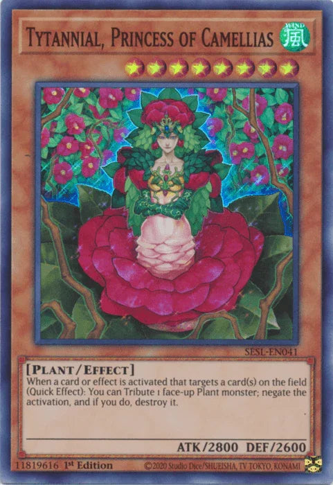 Tytannial, Princess of Camellias [SESL-EN041] Super Rare