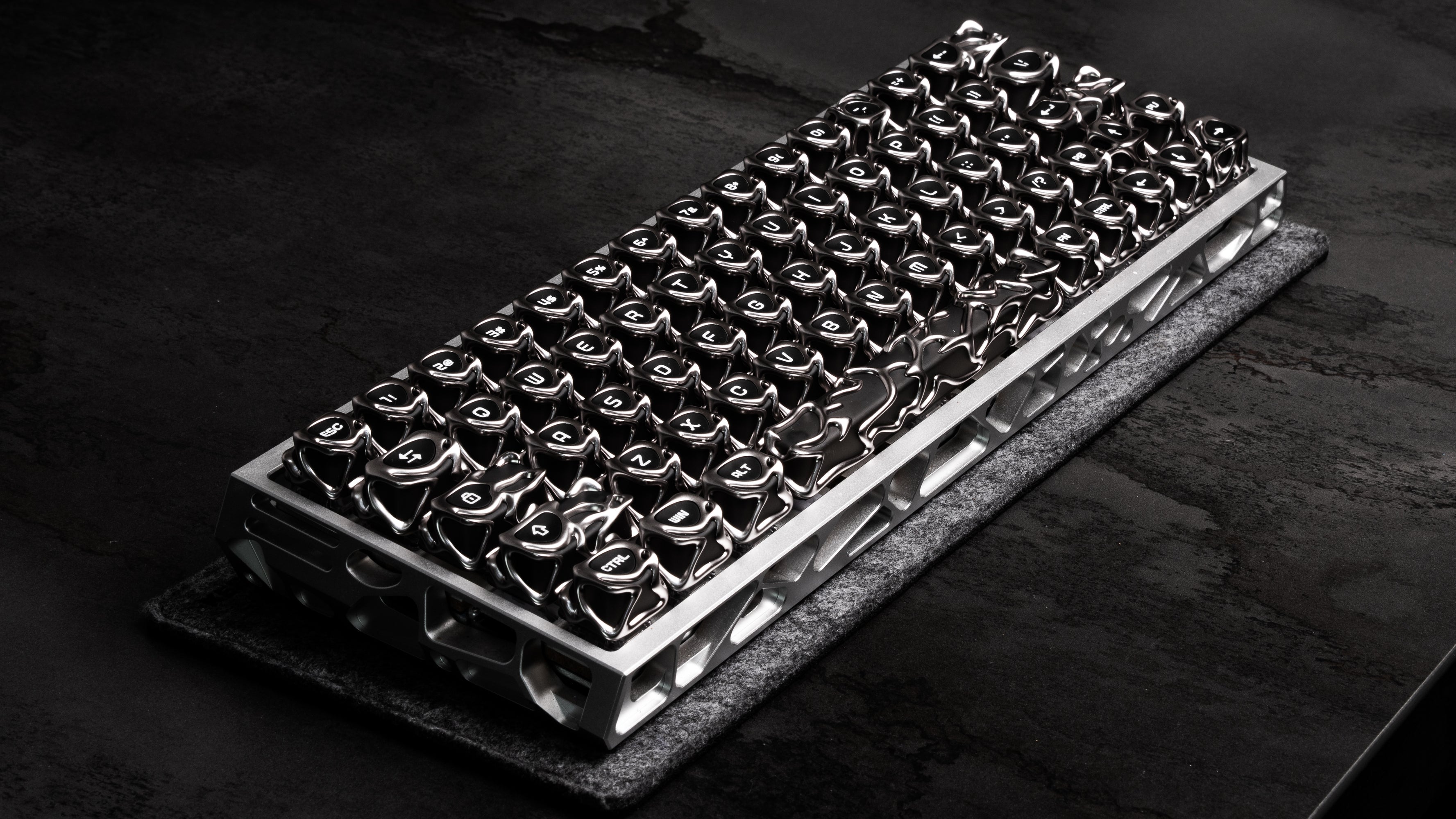 XVX Venom Themed Liquid Metallic Electroplating ABS+PC Keycap Set