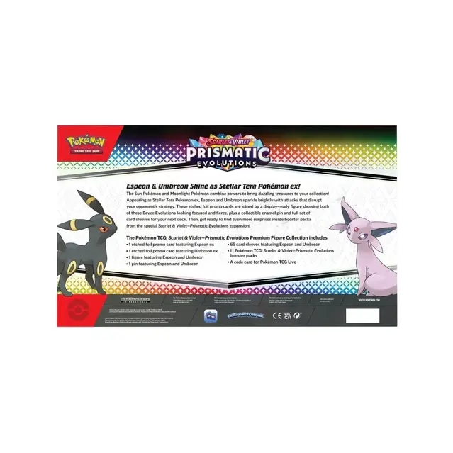 Pokemon TCG SV8.5 Prismatic Evolutions Figure Collection English