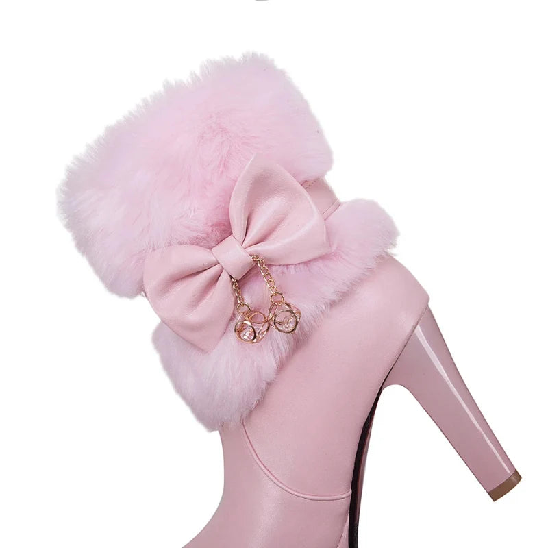 High Heel Winter Boots