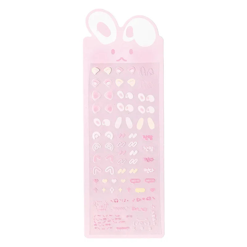 Cute Bunny Photo Card Stickers