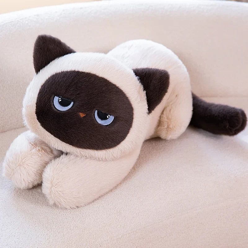 Sleepy Cat Body Pillow Plushies