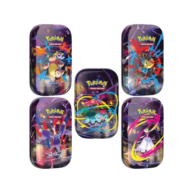 Pokemon TCG ME1 Mega Evolution Mini Tin Display English
