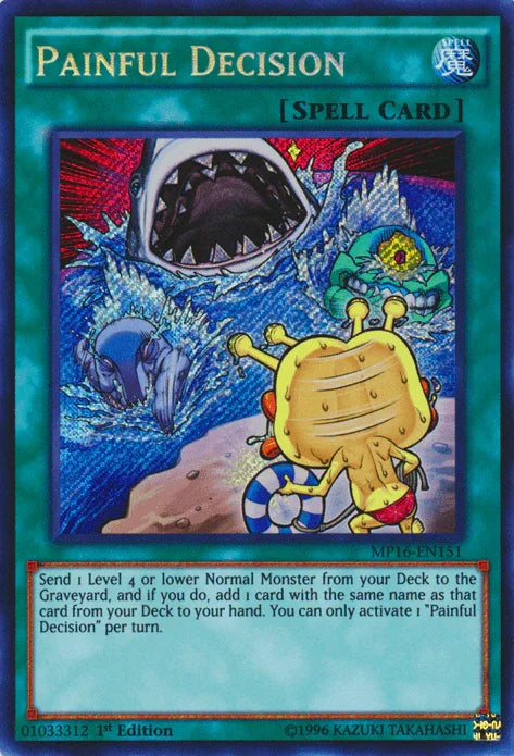 Painful Decision [MP16-EN151] Secret Rare