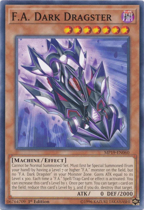 F.A. Dark Dragster [MP19-EN060] Common