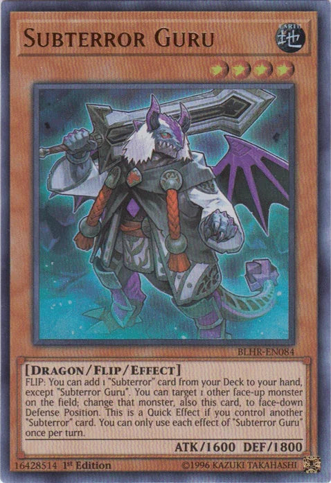 Subterror Guru [BLHR-EN084] Ultra Rare