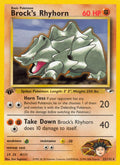 Brock's Rhyhorn (22/132) [Gym Heroes 1st Edition]