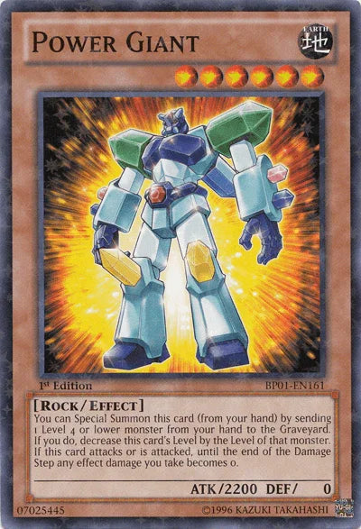 Power Giant [BP01-EN161] Starfoil Rare