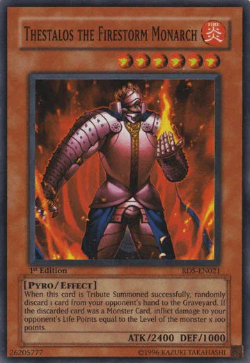 Thestalos the Firestorm Monarch [RDS-EN021] Super Rare