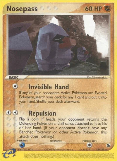 Nosepass (18/109) [EX: Ruby & Sapphire]