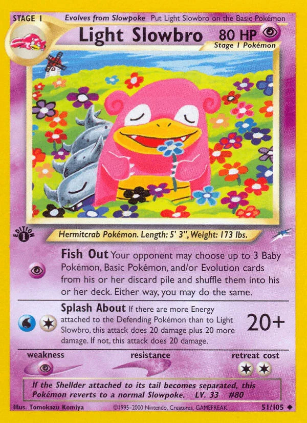 Light Slowbro (51/105) [Neo Destiny 1st Edition]