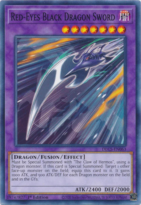 Red-Eyes Black Dragon Sword [DLCS-EN063] Common