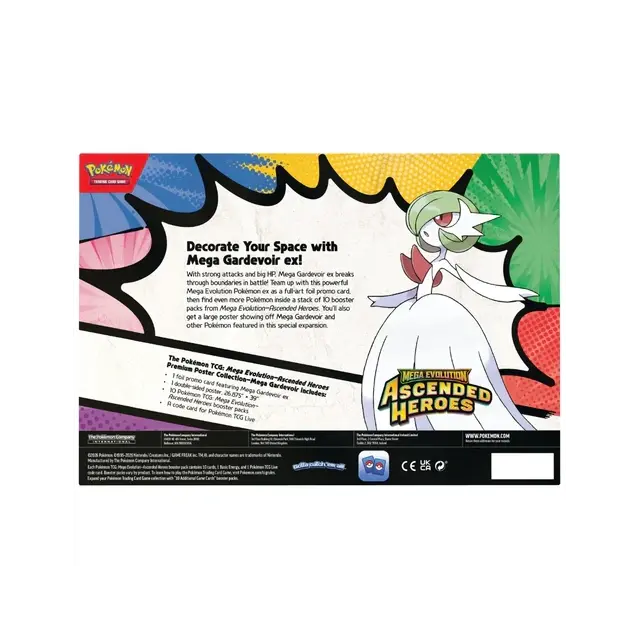 Pokemon TCG ME2.5  Ascended Heroes Premium Poster Collection (Mega Gardevoir) English