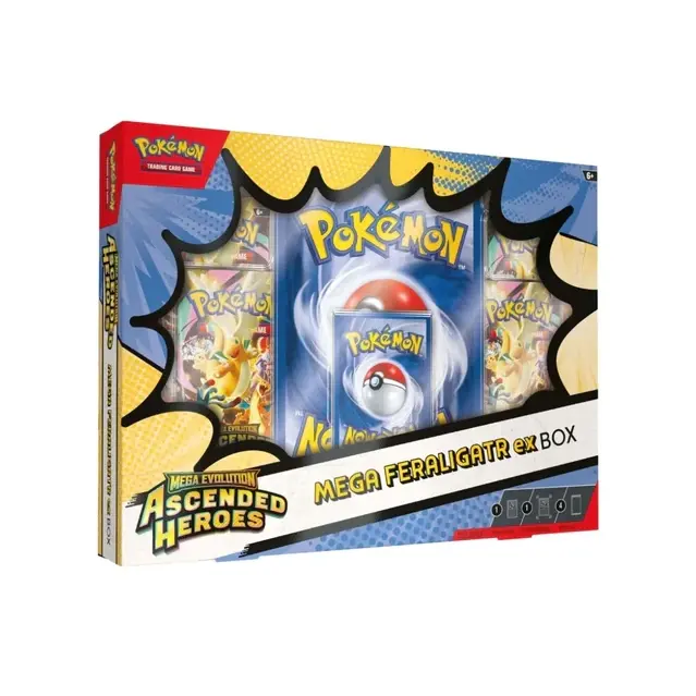 Pokemon TCG ME2.5 Ascended Heroes Mega Feraligatr ex Collection Box English