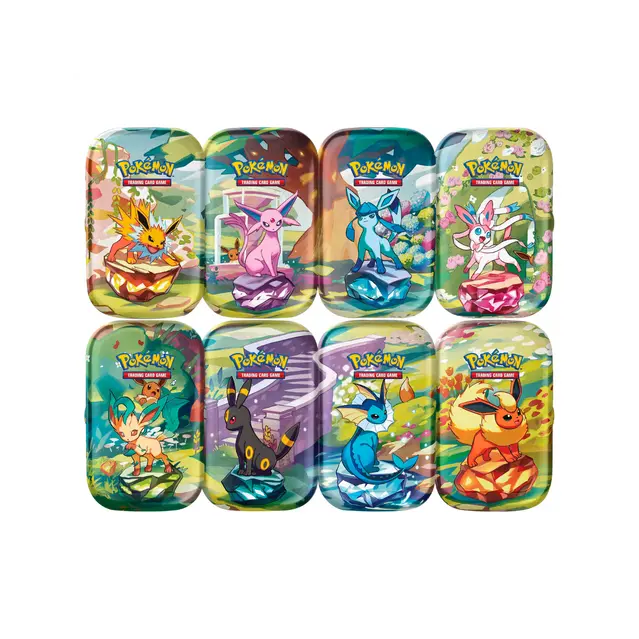 Pokemon TCG SV8.5 Prismatic Evolutions Mini Tin Display English