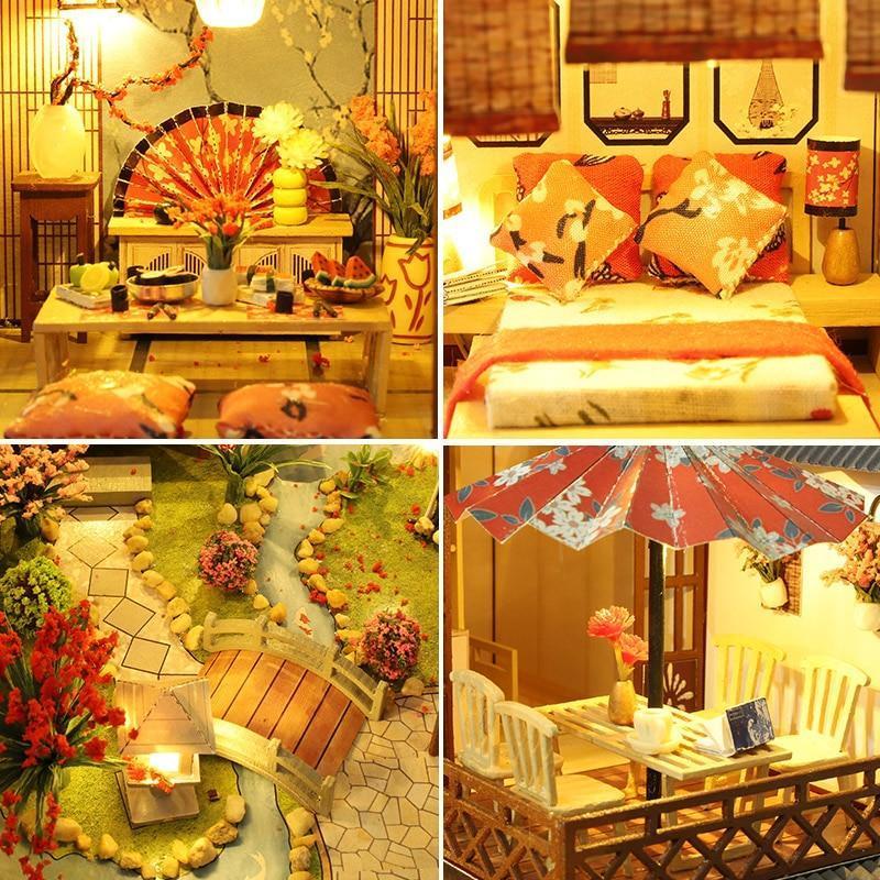 Three Story Traditional Japanese Dollhouse