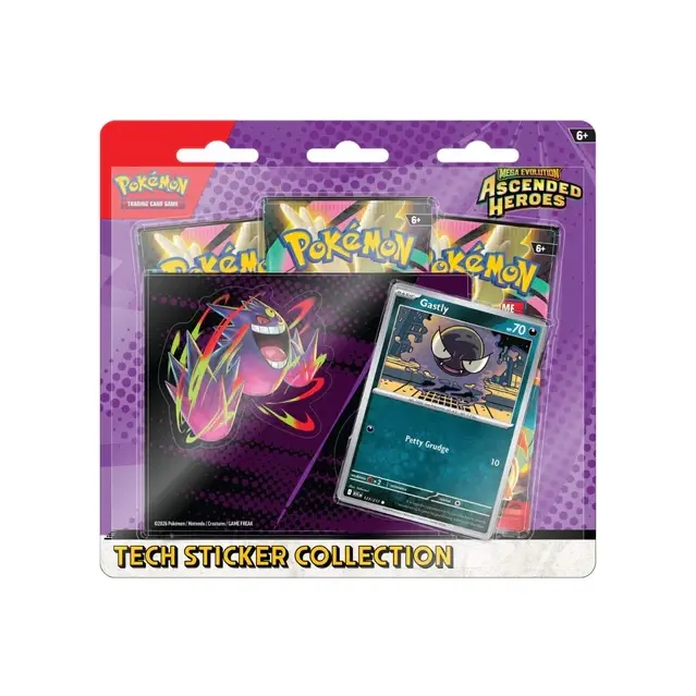 Pokemon TCG ME2.5 Ascended Heroes Tech Sticker Collection Blister (Gastly) English