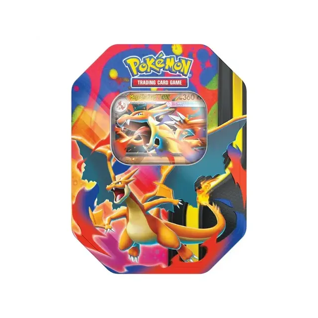 Pokemon TCG ME2 Phantasmal Flames Mega Charizard Y ex Tin English